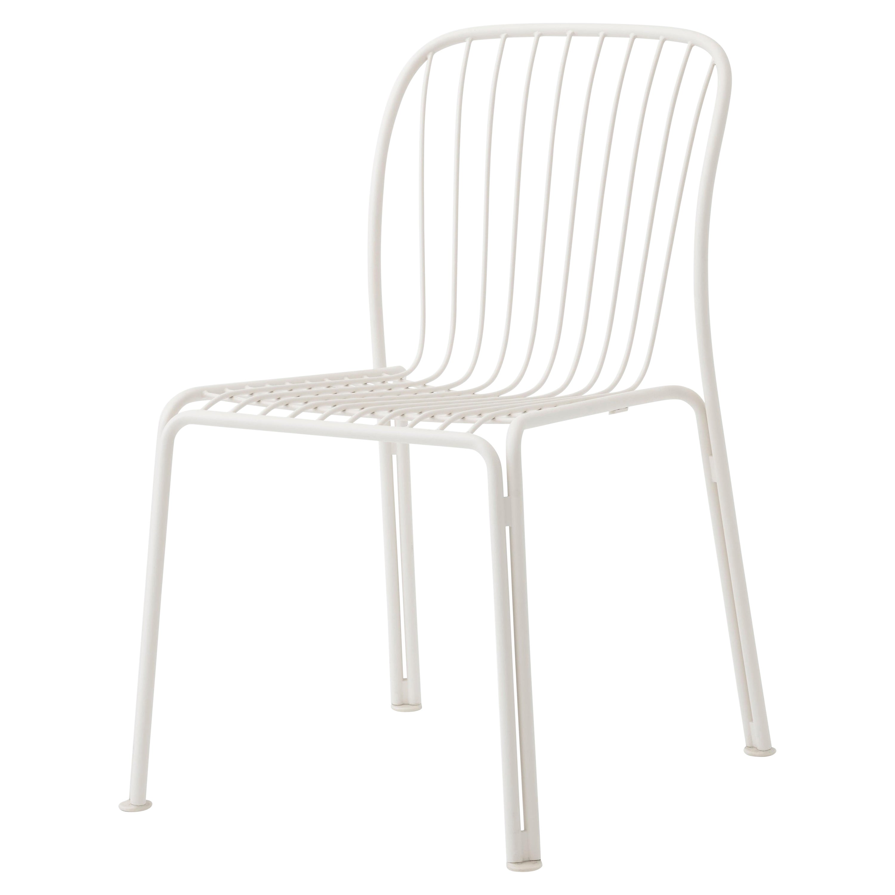 Thorvald SC94 Outdoor Side Chair, Ivory, by Space Copenhagen for &Tradition