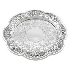 Antique Victorian Scottish Sterling Silver Teapot Stand