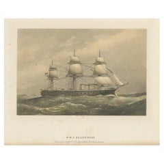 Le dernier voyage de Napoléon : HMS Bellerophon on the Waters of Exile, 1872