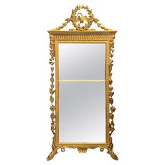 Gilt wood mirror 18th century