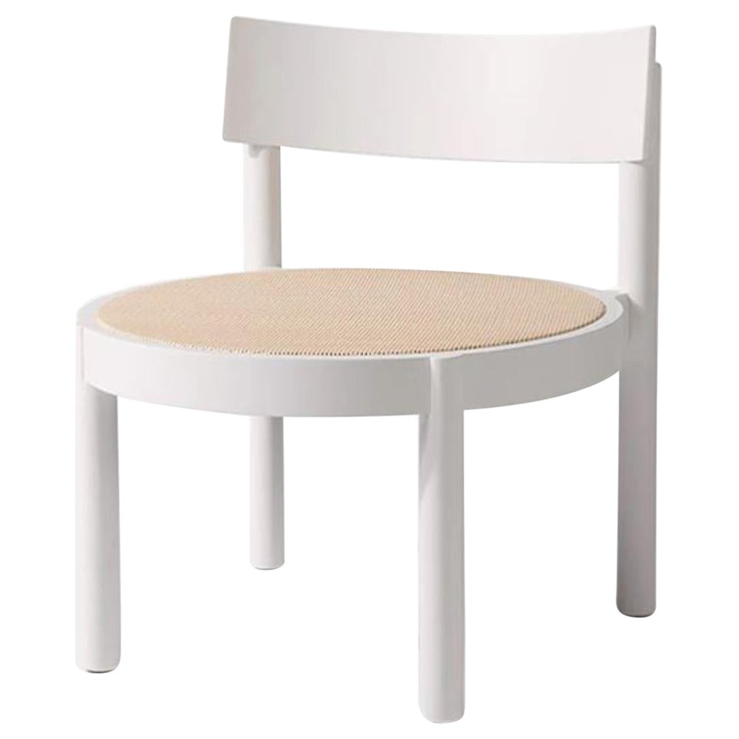 White Gravatá Lounge Chair by Wentz For Sale