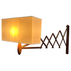 Le Klint Sax 234 Vintage Scissor Lamp, Erik Hansen, Teak