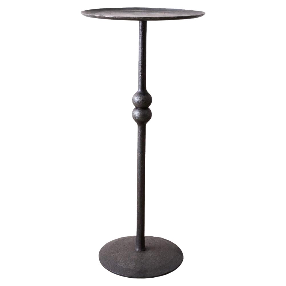 The 'Brokkr' forged steel martini table - Inverted For Sale