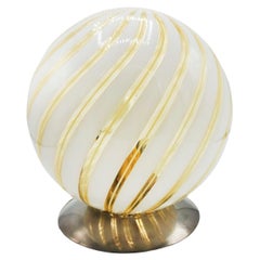 Italienische Murano-Tischlampe aus dem Jahr 1950 im Stil von Venini