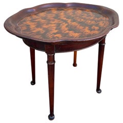Small Faux Painted Tortoise Drinks Table
