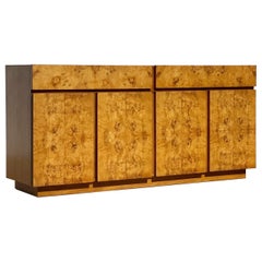 Used 1970s Burl Credenza / Buffet by Lane