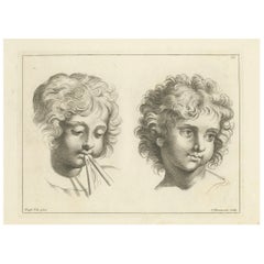 "Mélodie chérubine : La vision de Raphael, gravée par Thomassin, 1740