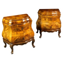 Pair of 18th Century Style Bedside Cupboards