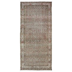 Antique Malayer Persian Gallery With All-Over Design 6'7 x 15'7