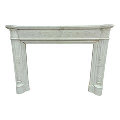 Finely Carved Early 19th Century French Chimneypiece