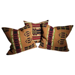 Retro 19Thc Horse Blanket Pillows -Collection of Three