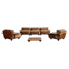 Mario Bellini "Pianura" Living Room set for Cassina, 1972, set of 4