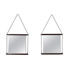 Pair Of Suspended Mirrors "Paraggi" by Ico Parisi for MIM, Italy, 1958