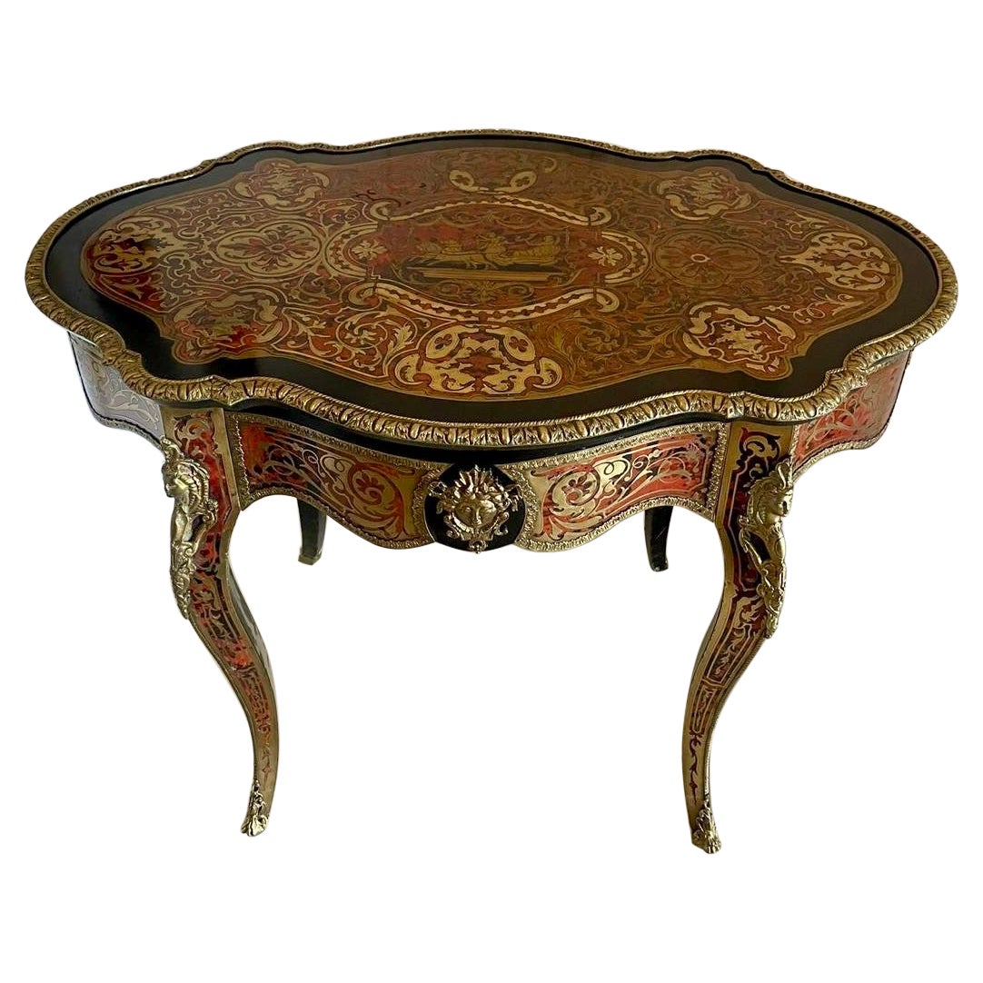 Mesa de centro Antique French Boulle en venta