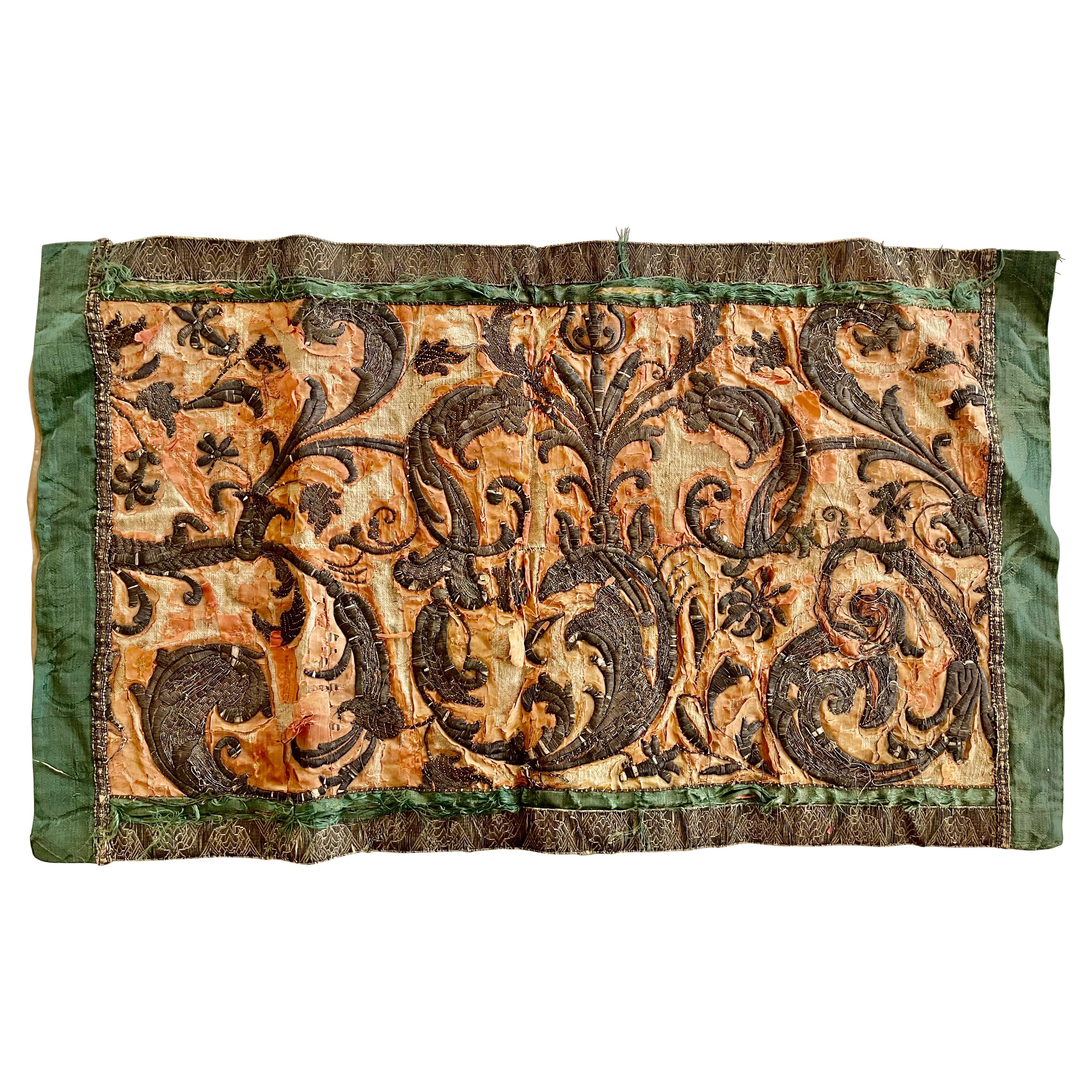 Wandteppich-Brocard-Meisterstück aus Museumssammlungsstempel, Frankreich XVI. Jahrhundert im Angebot