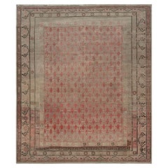 Vintage Samarkand Handmade Wool Rug