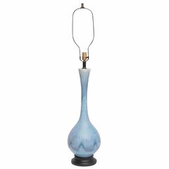 Lampe Royal Haeger bleue, années 1960, États-Unis