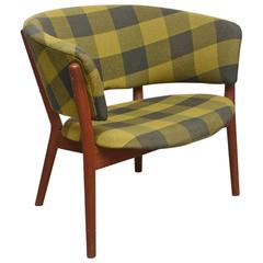 Nanna Ditzel for Soren Willadsen Rare Teak Lounge Chair, 1950s, Denmark
