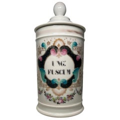 Porcelain Apothecary Jar