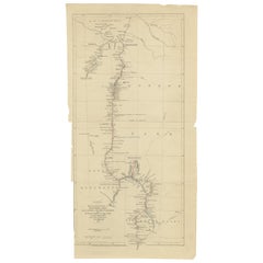 Antique The Fateful Track of The Burke and Wills Expedition in Australia's Outback, 1862