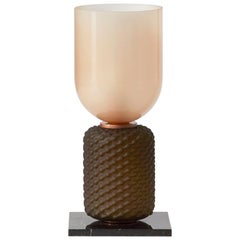 Ficapula Table Lamp with Glass And Marble Base by Cassina