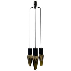 Pendant by Seguso, Colored Glass & Metal, 1960s