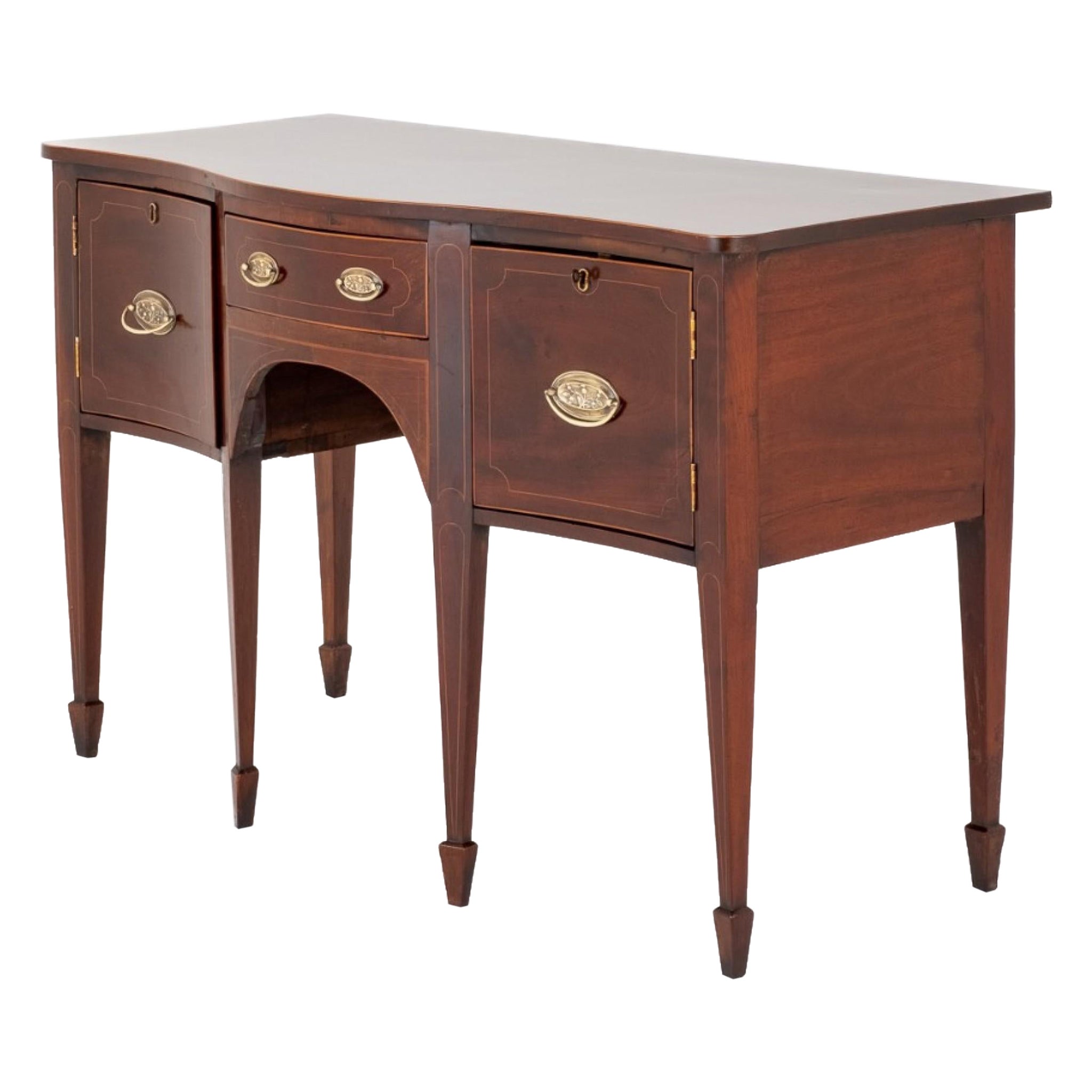 Georgian Sideboard Mahogany Server Buffet For Sale