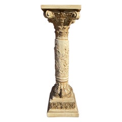 Vintage 20th Century Neoclassical Style Roman Column Stand/Pedestal