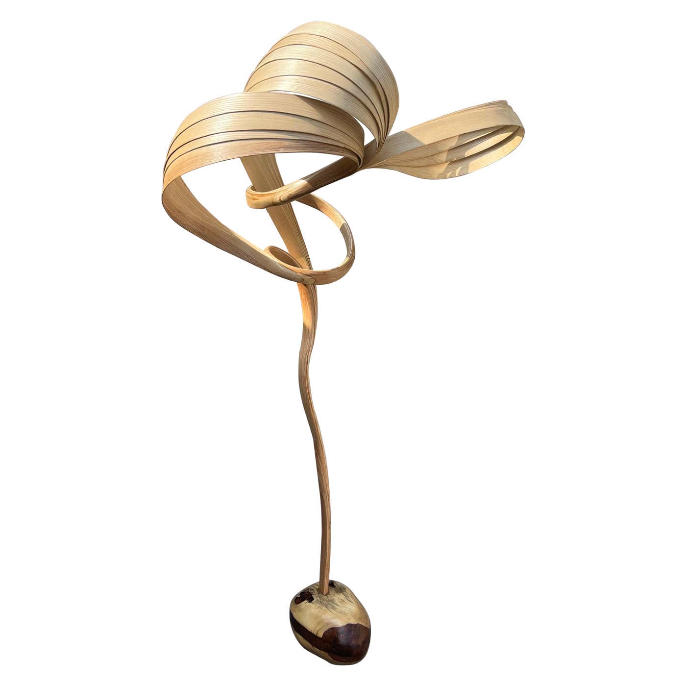 Form No. 2 by Raka Studio - Wood Sculpture, Bent Wood For Sale at 1stDibs