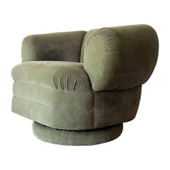 Retro Swivel Chair in the Style of Vladimir Kagan for Directional