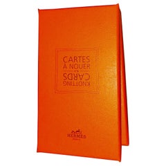 Hermés Cartes A Nouer, Set de cartes de nouage d'écharpe, New in Box, France 

