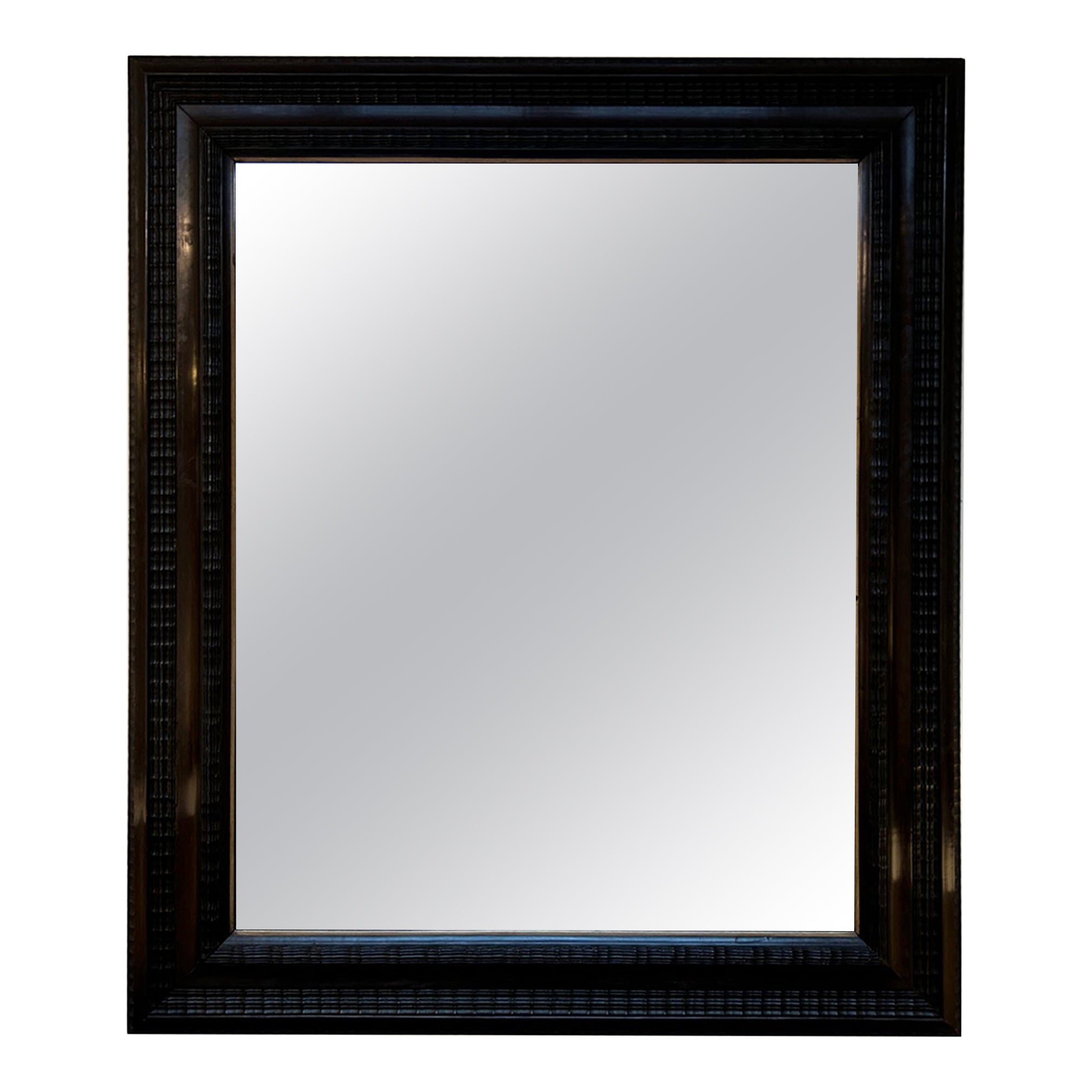 Flemish Style Ripple Frame Mirror For Sale