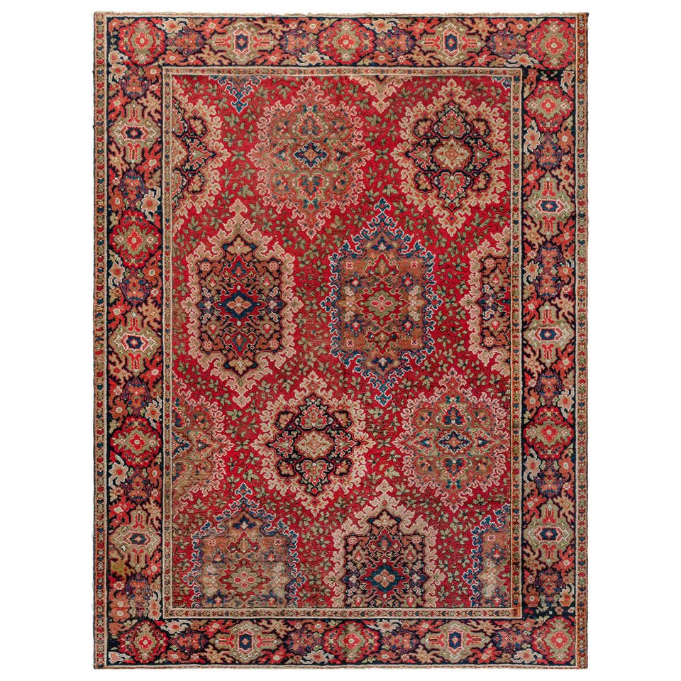 Antique Round European Axminster Rug 15' 6