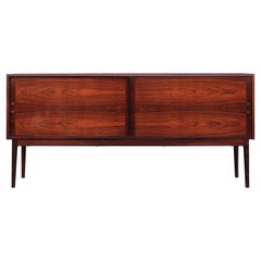 Used Restored Mid Century Danish Style Cabinet High Contrast Rosewood Made in Norway
