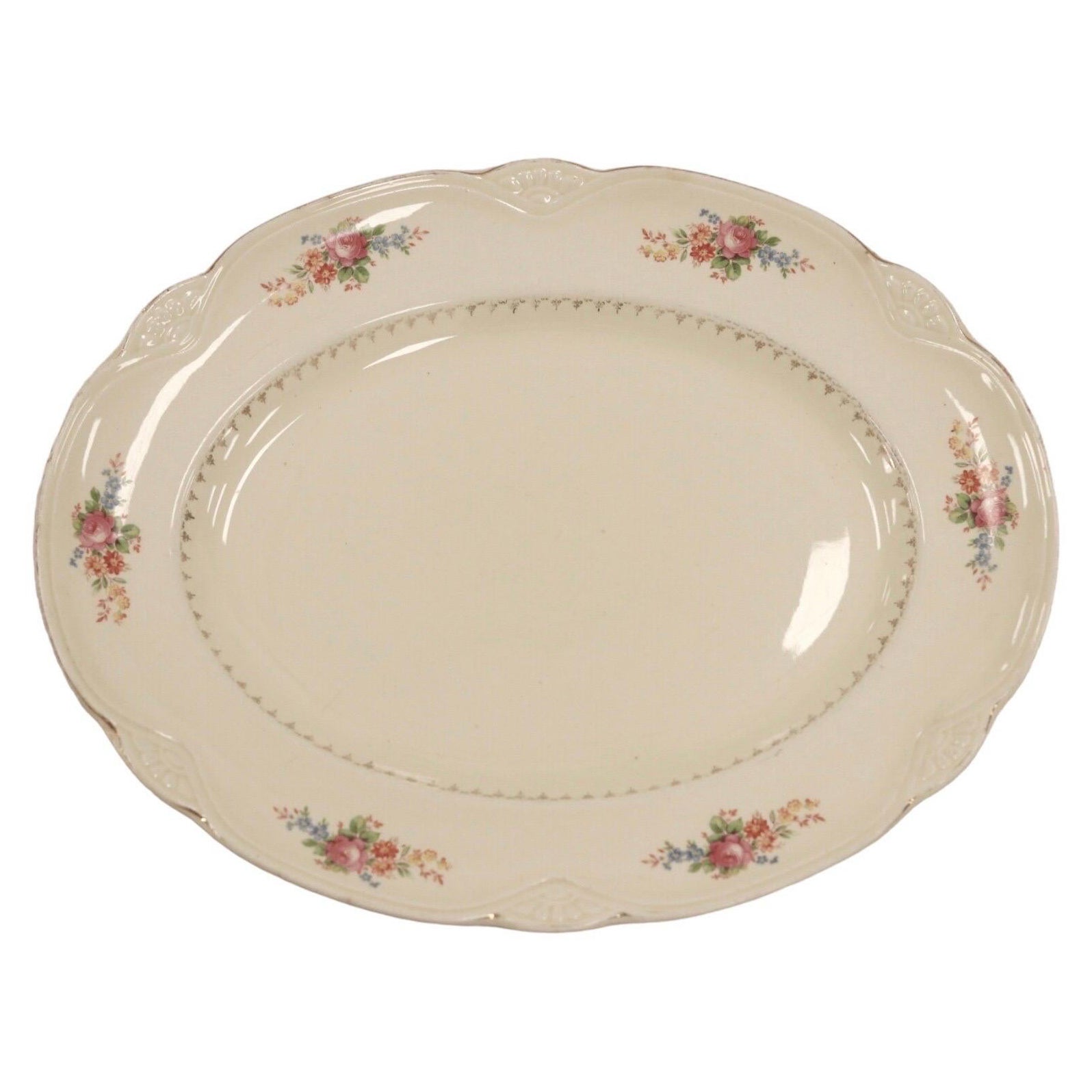 Homer Laughlin Marigold Serving Platter For Sale