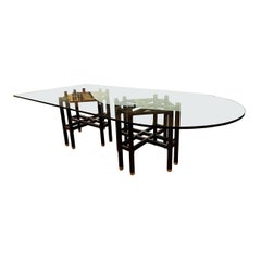 Baker Furniture table de salle à manger Chippendale extra large sur mesure rare