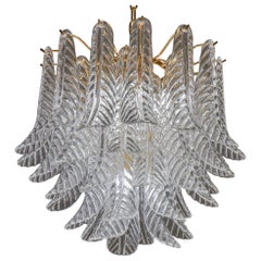 Veneziana 5 tiers chandelier. 41 Clear glass piece . Piattelli design. UL listed