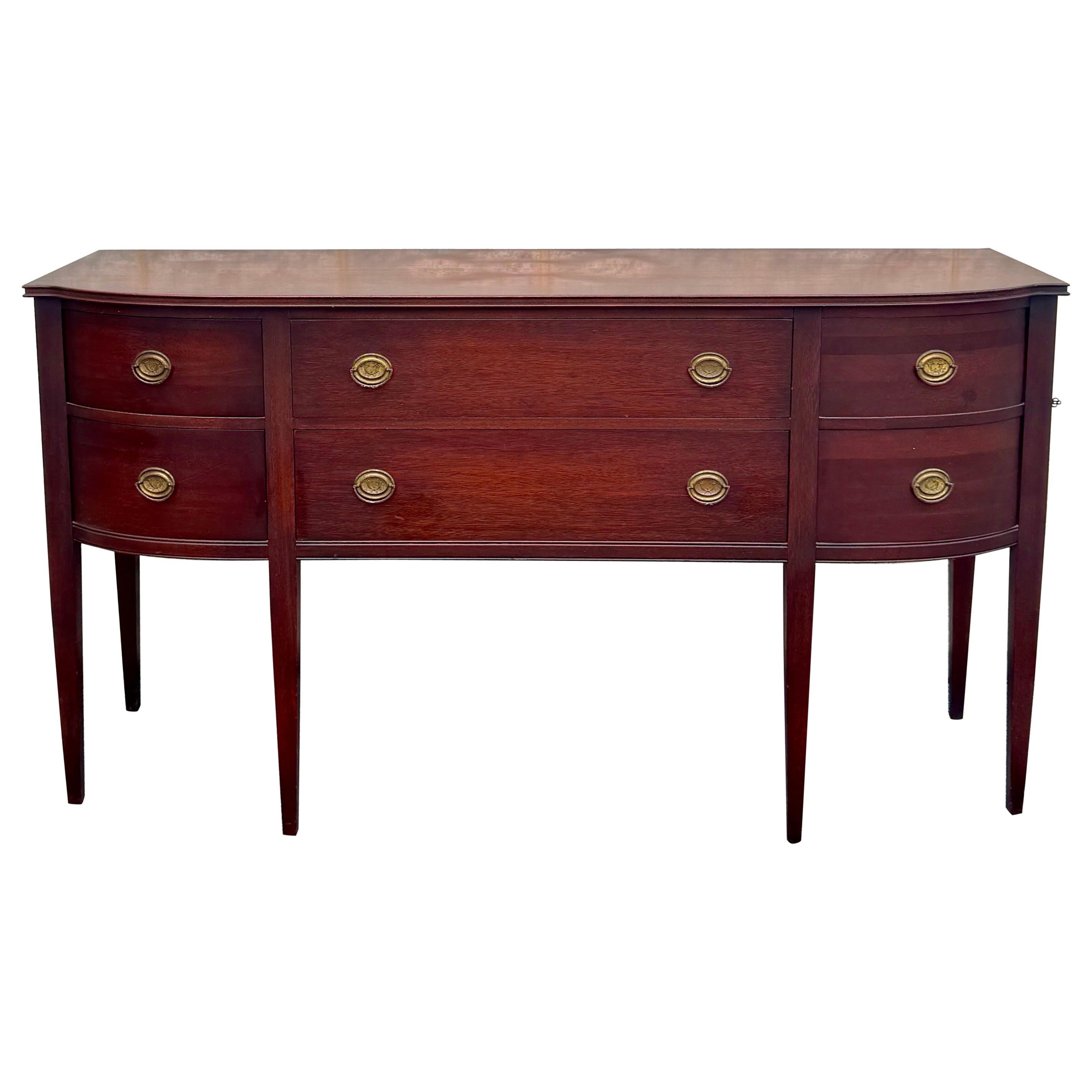 American Federal Style Mahogany Sideboard  For Sale