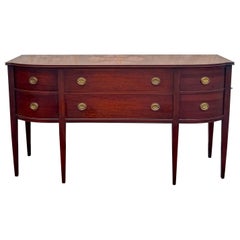 Antique American Federal Style Mahogany Sideboard 