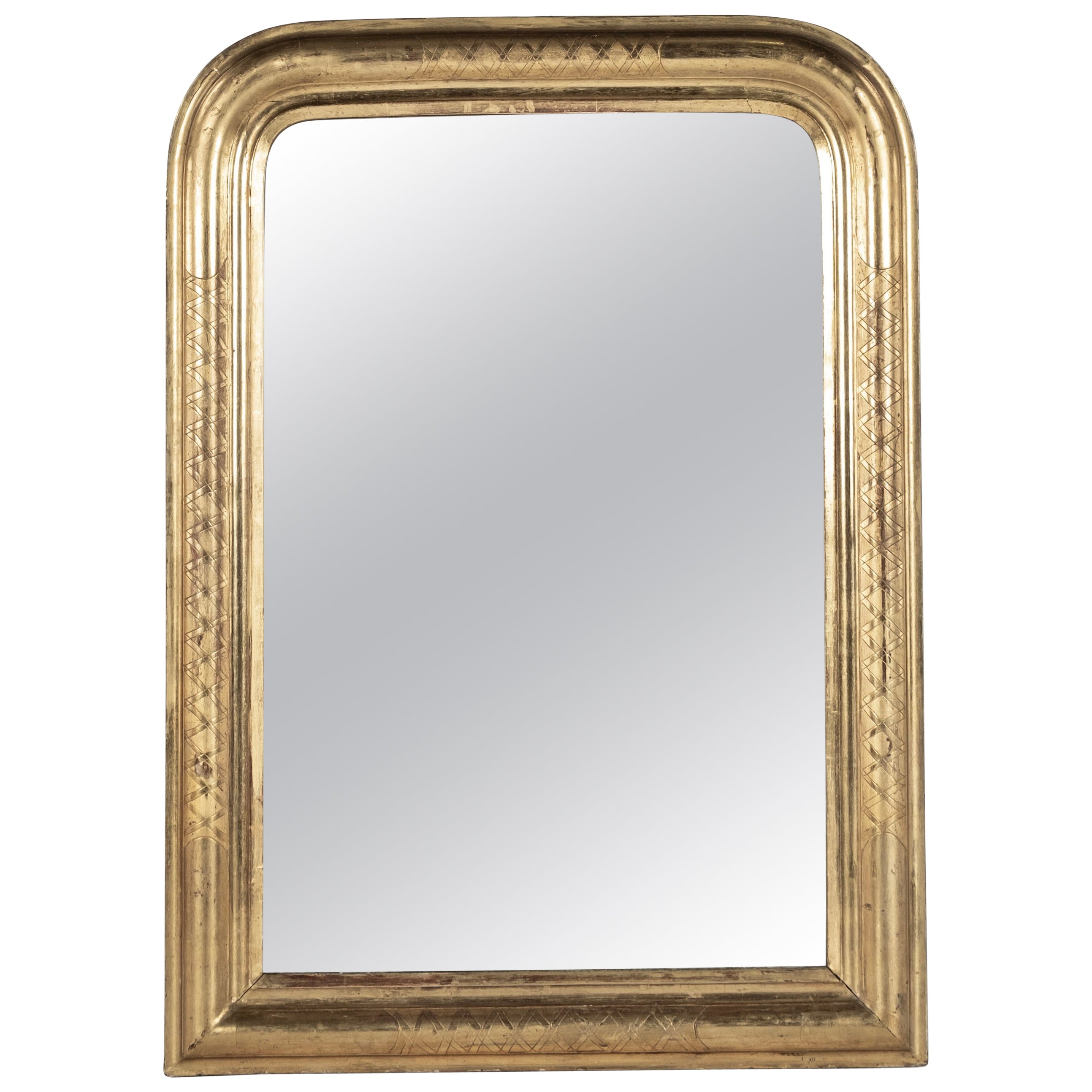 19th Century Louis Philippe Gilt Mirror