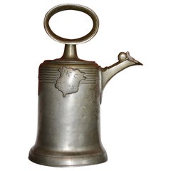 Swiss alp tin pot dated 1805 