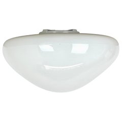 Used 30cm Glass ceiling Wall Light "Wv339" by Wilhelm Wagenfeld Lindner Germany, 1960