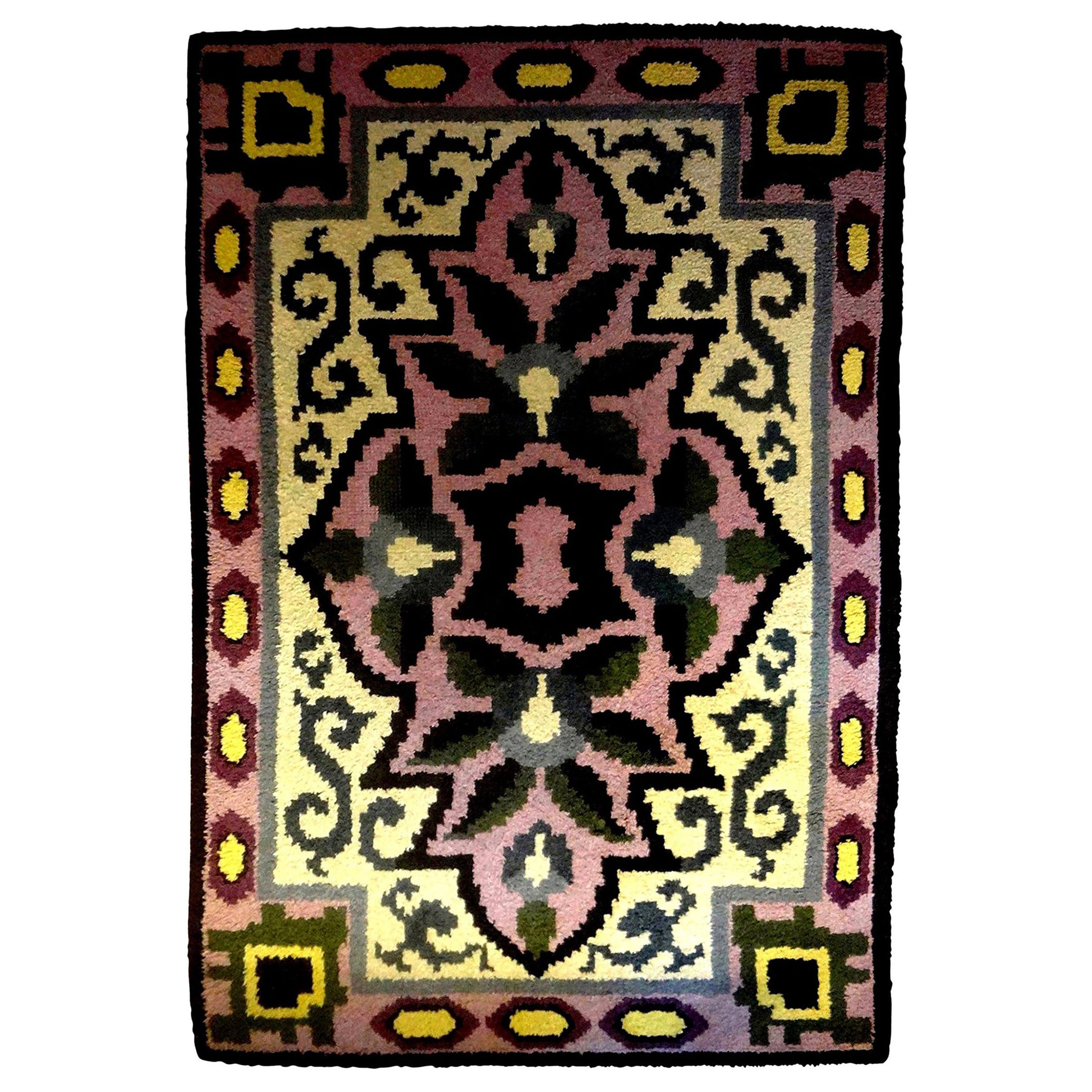 French Art Deco Rug in the Style of Jules Leleu