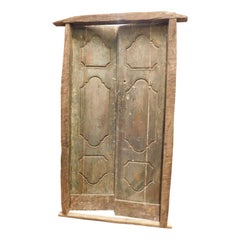 Antique Double entrance door with frame, Italy