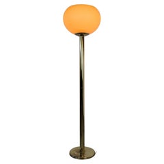 Retro Postmodern Brass Floor Lamp by Rainbow Lamp Company, c1980s