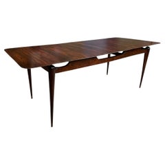 Mid-Century Modern Dining Table in Hardwood by Giuseppe Scapinelli, Brazil