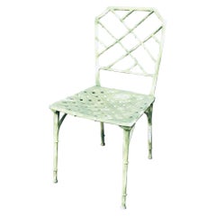 "CALCUTTA" Faux Bamboo Outdoor Chairs by Hall Bradley for Brown Jordan, USA 