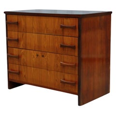 Mid-Century Modern Chest of Drawers in Caviuna wood, Unknown, c. 1950