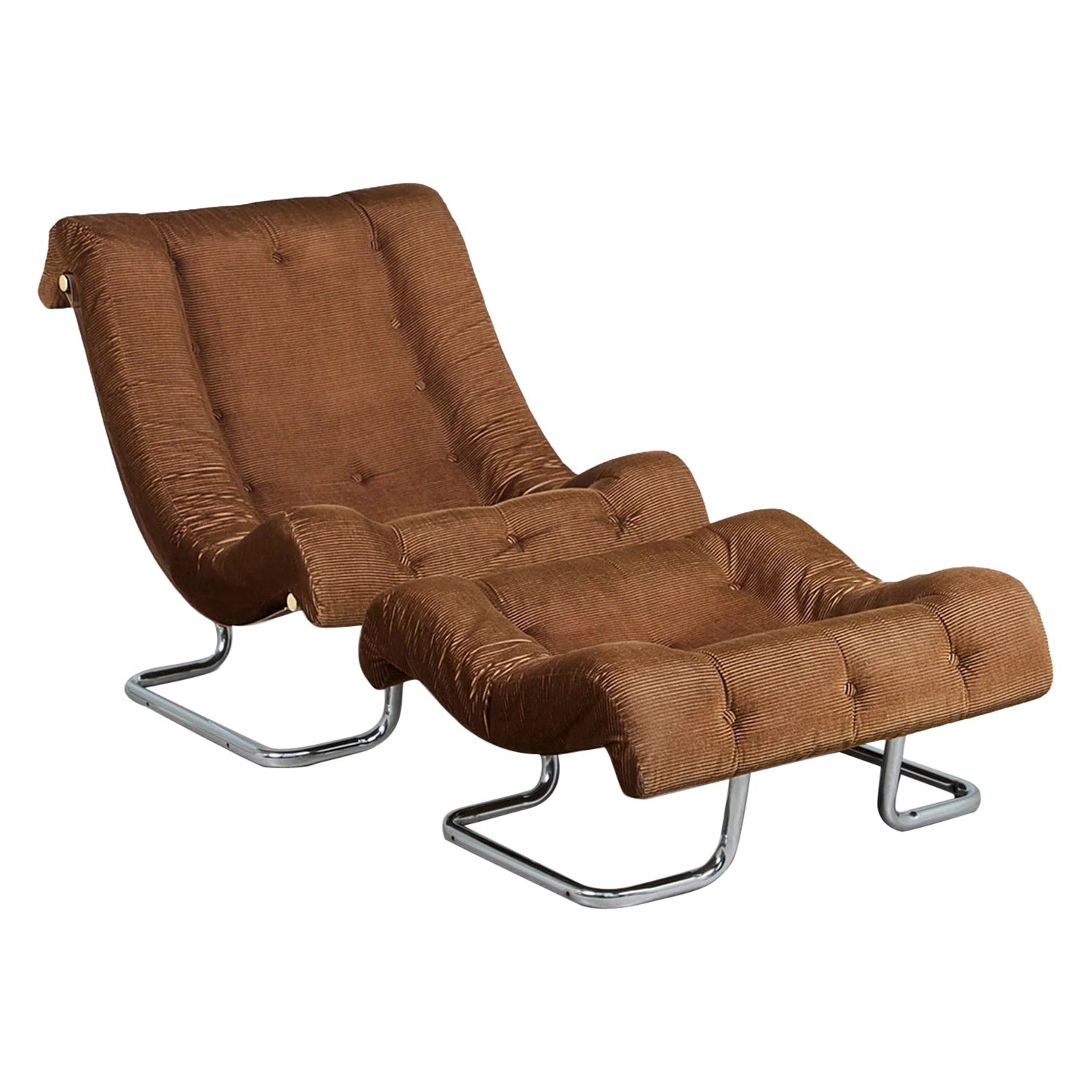 "Formula" lounge chair and ottoman by ruud ekstrand & christer norman For Sale