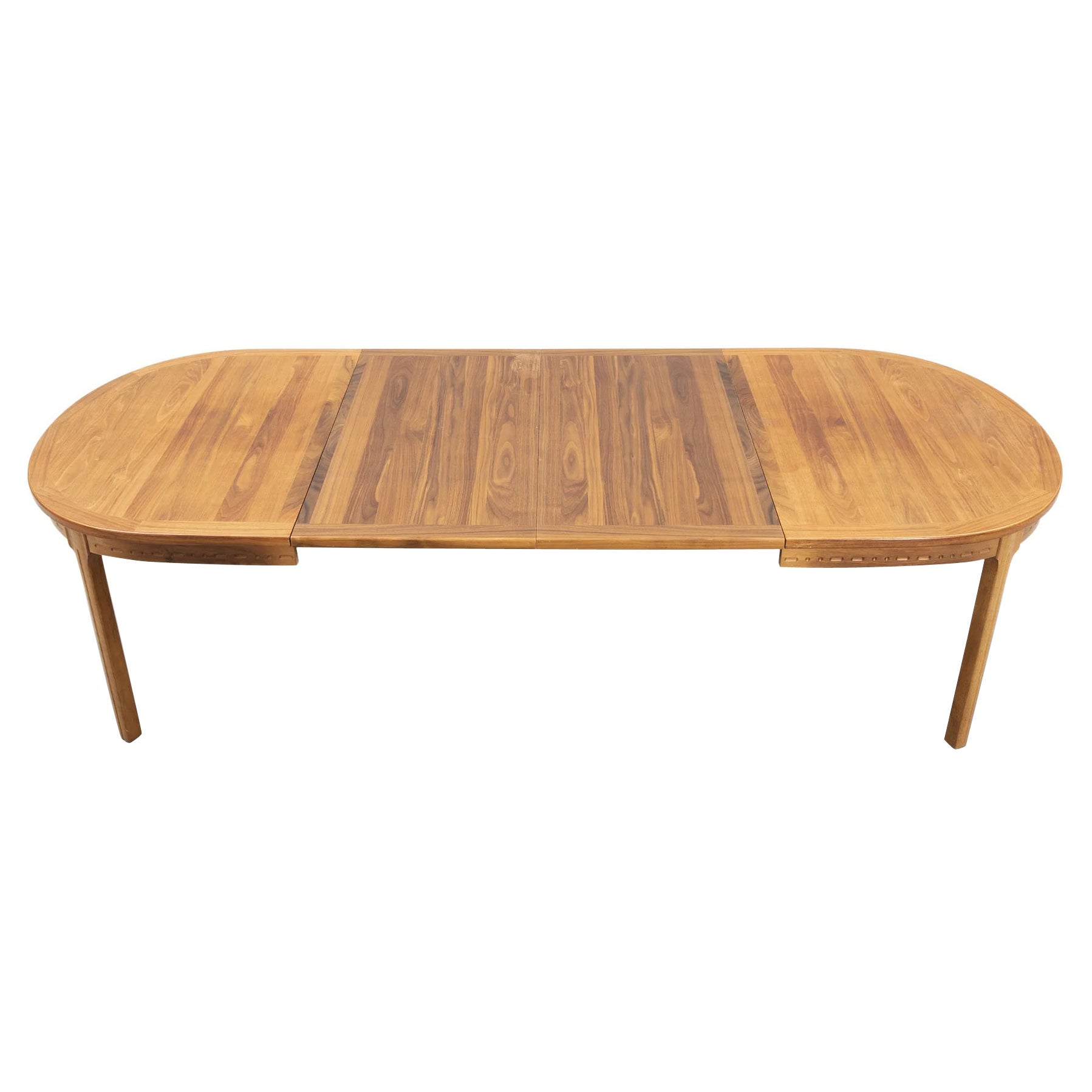 Nils jonsson "Rimbo" dining table in walnut with two leaves For Sale